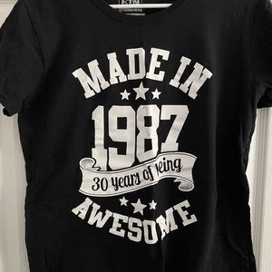 1987 graphic tee